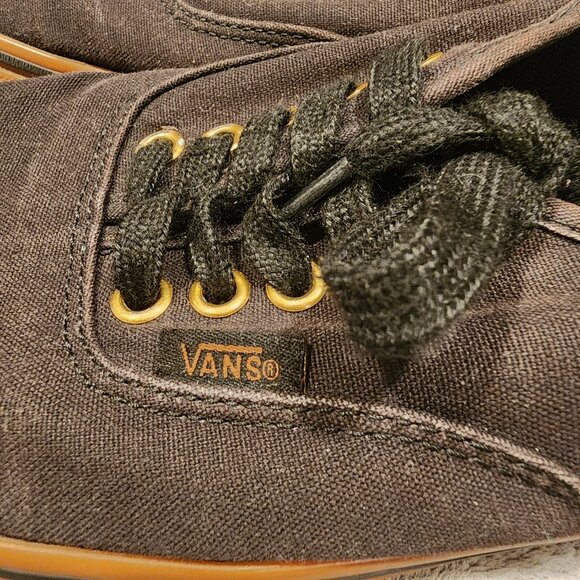 Classic Black Canvas Men's Shoes - Picture 5 of 9